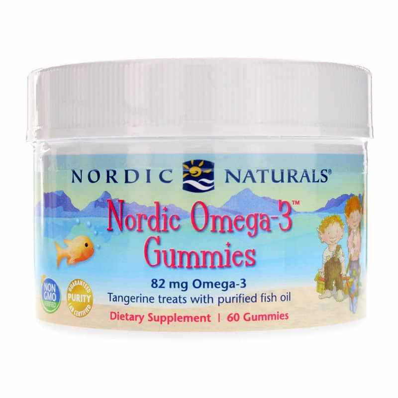 Nordic Omega 3 Gummies Tangerine Nordic Naturals